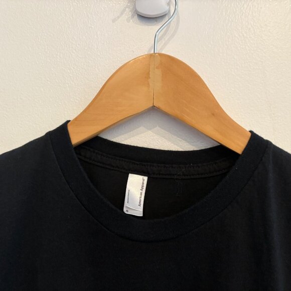 Apple iPod Nano Employee T Shirt Womens Size S Black Promo Double Sided - Picture 4 of 4